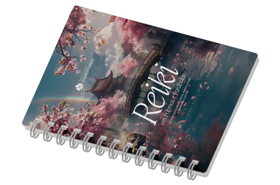 Livro físico Reiki em Poemas e Parábolas